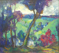 Hugh Breckenridge-The Valley, Gratz Gallery