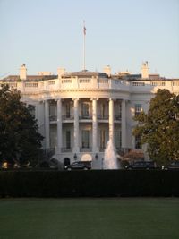 Rear view, White House-Ellen Perlman
