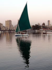 Felucca (sailboat) on Nile, Cairo, Egypt-Ellen Perlman