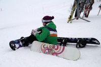 Snowboarder, Park City, Utah-Ellen Perlman