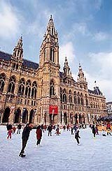 Vienna ice rink city hall square, boldlygosolo blog